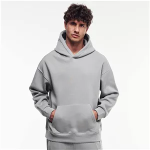 هودی بیسیک ترک برند 2512 رنگ طوسی کمرنگ