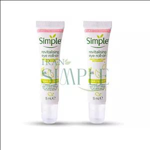 پکیج  دوتایی احیاء کننده و جوانساز دور چشم رولی سیمپل (کاهش پف و تیرگی دور چشم)