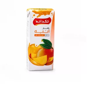 آبمیوه انبه تکدانه 200 میل - 36 عددی - 4 کارتن آبمیوه (قیمت عمده)