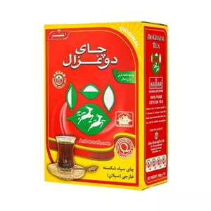چای سیاه شکسته دوغزال - 100 گرم کارتن 36 عددی