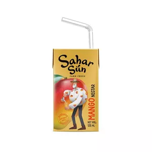 آبمیوه انبه سحر سان 125 میل - 27 عددی - 2 کارتن آبمیوه (قیمت اقتصادی)