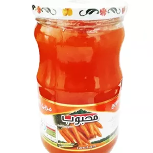 مربای هویج محبوب -840 گرم - 6 شیشه مربا (قیمت عمده)