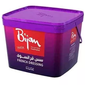 سس فرانسوی دبه ای بیژن - 8 کیلوگرم - 4 دبه سس (قیمت عمده)