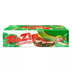 کیسه زیپ دار طوفان سایز 30*20 دوقفل بسته 25 عددی - 4 کیلوگرم (قیمت عمده)