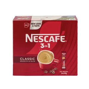 کافی میکس کلاسیک 3 در 1 نسکافه - 20 گرم بسته 26 عددی - 12 بسته (قیمت عمده)