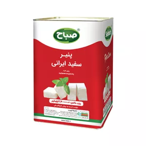 پنیر سفید ایرانی صباح - 16 کیلوگرم - 4 عدد پنیر (قیمت عمده)