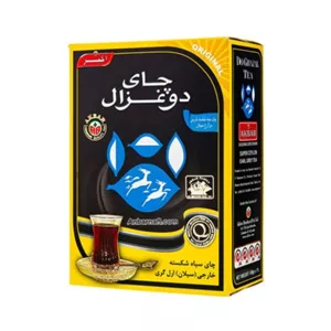 چای سیاه شکسته معطر دوغزال - 100 گرم کارتن 36 عددی