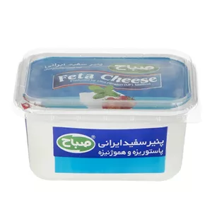 پنیر سفید ایرانی صباح - 400 گرم - 24 عدد پنیر (قیمت عمده)
