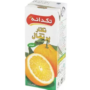 آبمیوه پرتقال تکدانه 200 میل - 36 عددی - 1 کارتن آبمیوه