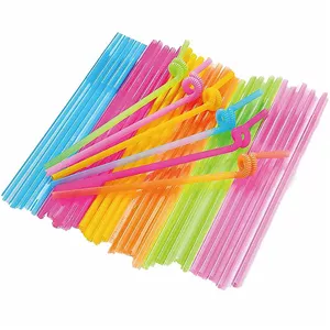 نی نوشیدنی یکبار مصرف بلند بسته 100 عددی - 4 بسته نی (قیمت عمده)
