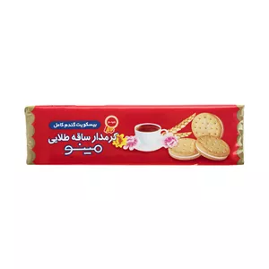 بیسکویت ساقه طلایی کرمدار مینو وزن 192 گرم بسته 48 عددی - 48 عدد بیسکوییت (قیمت عمده)