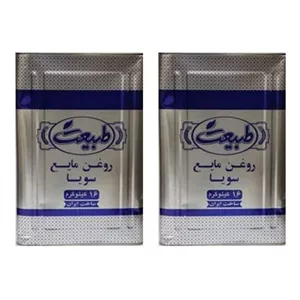 روغن مایع سویا طبیعت - 4 حلب (قیمت عمده)