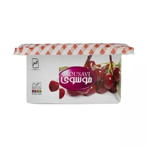 مربای آلبالو موسوی - 225 گرم  - 24 عدد مربا (قیمت عمده)
