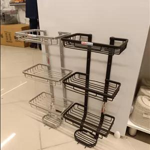 جا شامپویی حمام آلومینیوم 3 طبقه