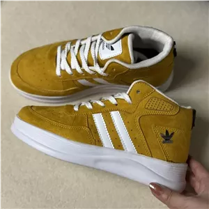 کفش کتانی زنانه آدیداس ساقدار خردلی Adidas