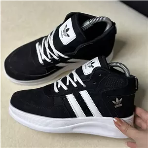 کفش کتانی زنانه آدیداس ساقدار مشکی Adidas