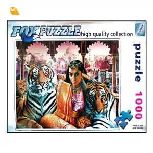 پازل ۱۰۰۰ تکه طرح بانوی هندی