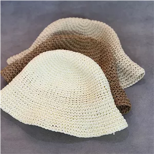 کلاه رافیا ساده