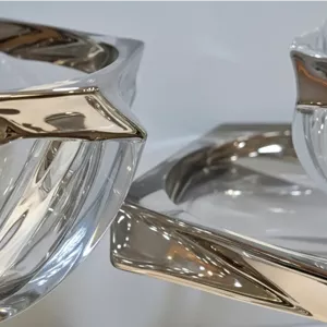 سرویس پذیرایی کریستال 12 نفره وارداتی نقره ای