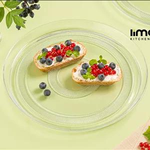 دیس گرد شیشه ای قطر ۳۳ سانت لیمون کو ۲۴۳۶