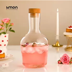 تنگ آب ۱/۵ لیتر درب چوبی لیمون کد 2272