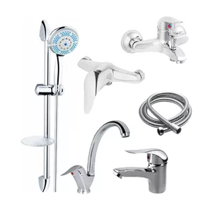 ست شیرآلات ایران گروه مدل نگین مجموعه 6 عددی