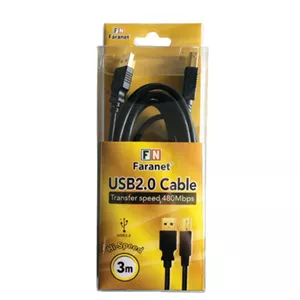 کابل پرینتر فرانت مدل FN-U2CB30 طول 3 متر