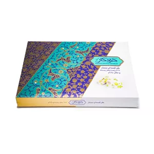 گز لقمه ای 28% پسته و بادام خودکار 500 گرم