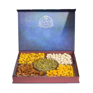 هاردباکس انار آجیل یلدا ۵ قسمتی تک