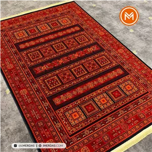 فرش گبه کد 2805 زمینه تمام رنگ