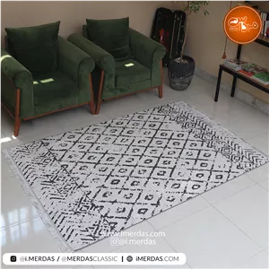 فرش مراکشی اختصاصی کد 41295 زمینه کرم