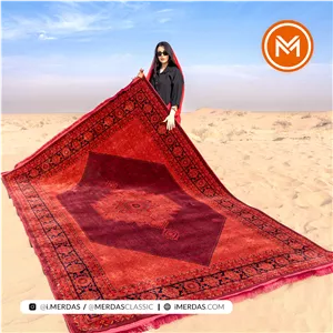 فرش گبه کد 9002 زمینه تمام رنگ