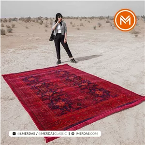 فرش گبه کد 9004 زمینه تمام رنگ