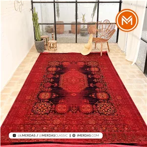 فرش گبه کد 9016 زمینه تمام رنگ
