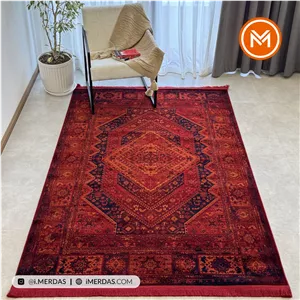 فرش گبه کد 2825 زمینه تمام رنگ