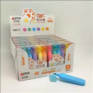 ماژیک فسفری 6 رنگ پنجه کد 6212