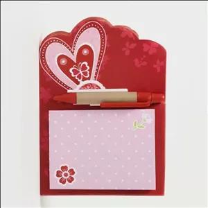 یادداشت سرچسب دار دوتکه خودکاردار فانتزی کوچک