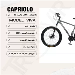 دوچرخه کاپریولو مدل ویوا سایز 26 ( CAPRIOLO VIVA SHIMANO)