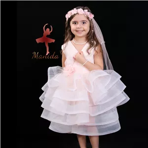 لباس عروس دخترانه مدل پرنسا