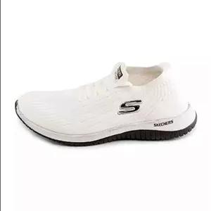 کفش اسپرت Skechers مردانه سفید بند دار مدل 45560