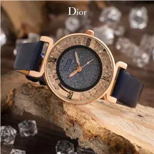 ساعت مچی زنانه Dior مدل W9037 (سرمه ای) مدل 8016