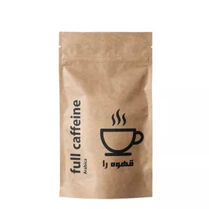 دانه قهوه فول کافیئین 