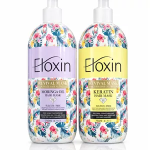 ماسک احیا کننده مو آسیب دیده الوکسین مدل Keratin و Moringa Oil