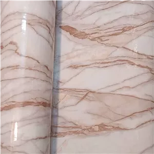 برچسب کابینت طرح سنگ سفید رگه شیر کاکائویی هایگلاس - 3506