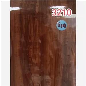 برچسب کابینت طرح چوب قهوه ای های گلس کد3210 