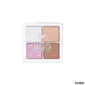 پالت هایلایتر ۴ رنگ FU3501 فیوچر میکاپFuture Makeup 4 Color Highlighter Palette
