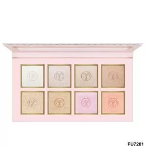 پالت هایلایتر ۸ رنگ FU7201 فیوچر میکاپFuture Makeup 8 Color Highlighter Palette FU7201