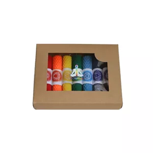 شمع موم عسل طبیعی 7 چاکرا