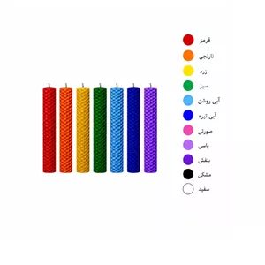 شمع موم عسل طبیعی 7 عددی