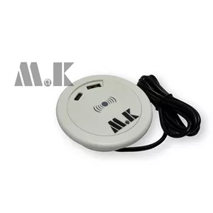 پریز شارژر توکار وایرلس گرد M.K مدل S19